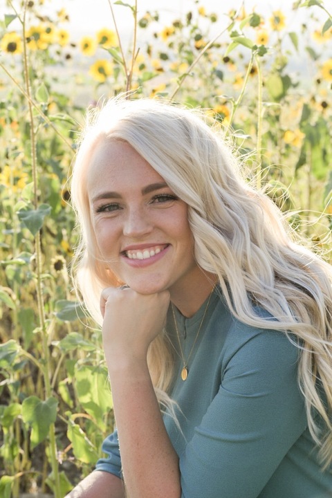 smiling woman with straightened teeth