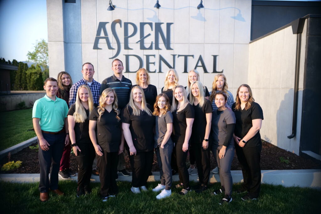 The dental team at Aspen Dental of Cache Valley